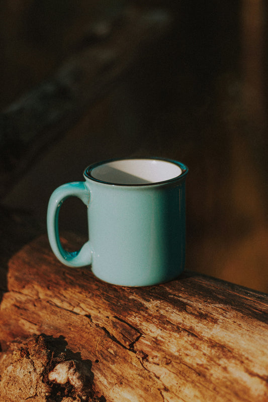 Stoneware Mug in Seafoam Glaze